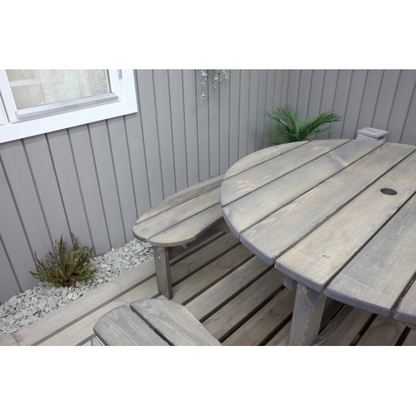 Ronda kalusteryhmä - Puutarhapenkki & pöytä yhdessä - Harmaa + Huonekalujen tahranpoistoaine Ronda kalusteryhmä - Puutarhapenkki & pöytä yhdessä - Harmaa + Huonekalujen tahranpoistoaine