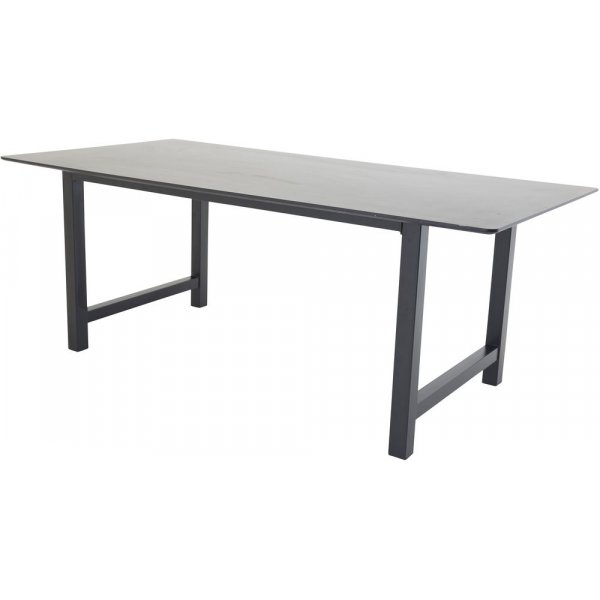 Gllivare-ruokapyt 220 cm - Musta