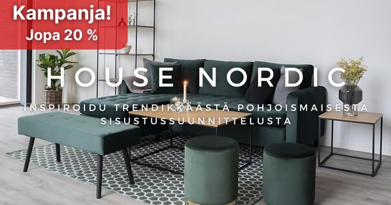 20 % House Nordic -valikoimasta
