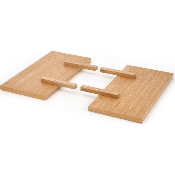 Kasady ruokapöytä 135-185 cm - Wotan tammi/musta Kasady ruokapöytä 135-185 cm - Wotan tammi/musta