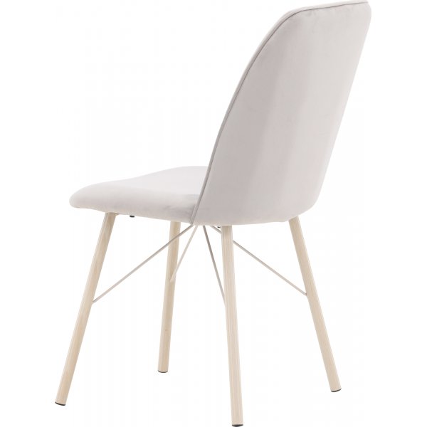 Päivittäinen ruokatuoli - harmaa/valkittu Päivittäinen ruokatuoli - harmaa/valkittu