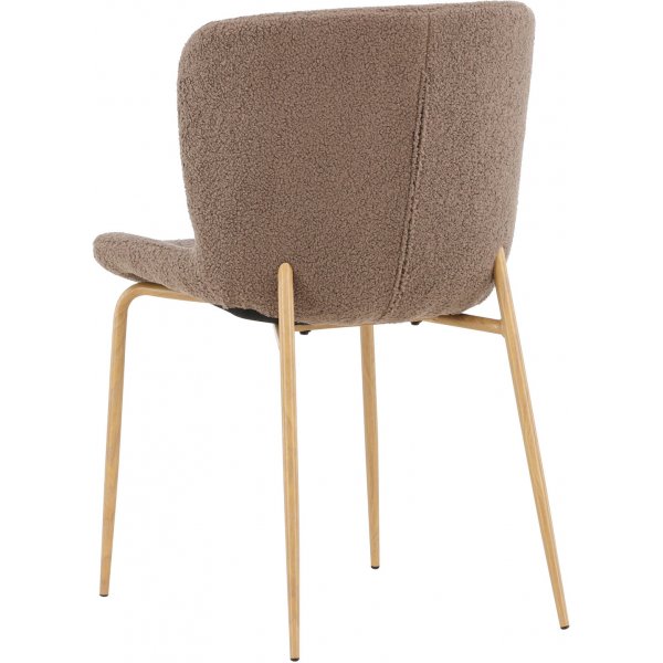 Modesto ruokapöydän tuoli - Ruskea boucle Modesto ruokapöydän tuoli - Ruskea boucle