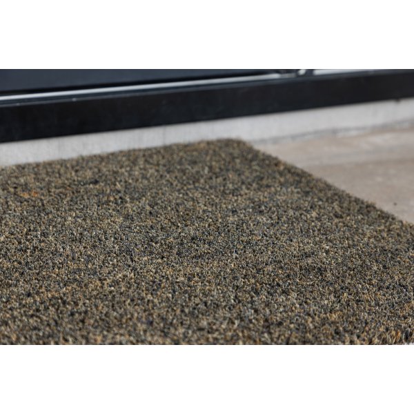 Lionel-ovimatto 75 x 45 cm - Musta/luonnollinen Lionel-ovimatto 75 x 45 cm - Musta/luonnollinen