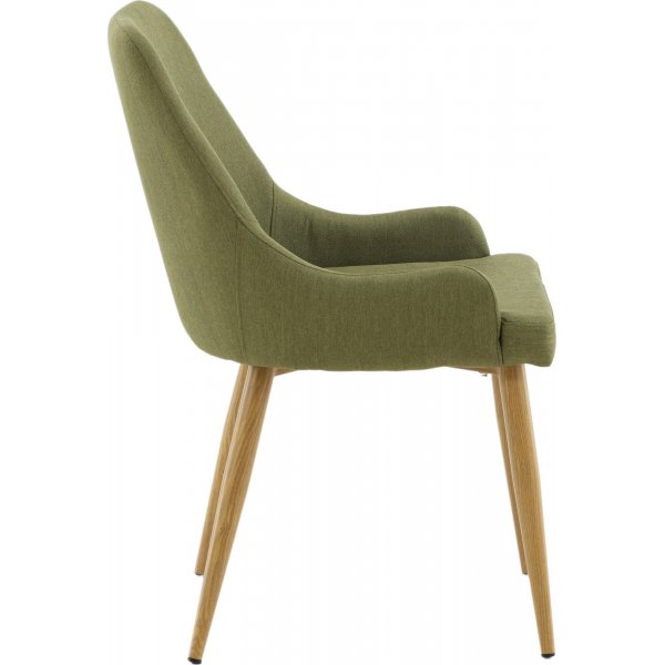 Paradis ruokatuoli - Vihreä/tammi Paradis ruokatuoli - Vihreä/tammi