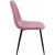 Carisma-tuoli - Vaaleanpunainen sametti + Huonekalujen jalat