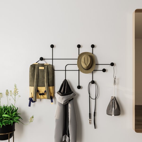 Samara vaateripustin - musta Samara vaateripustin - musta