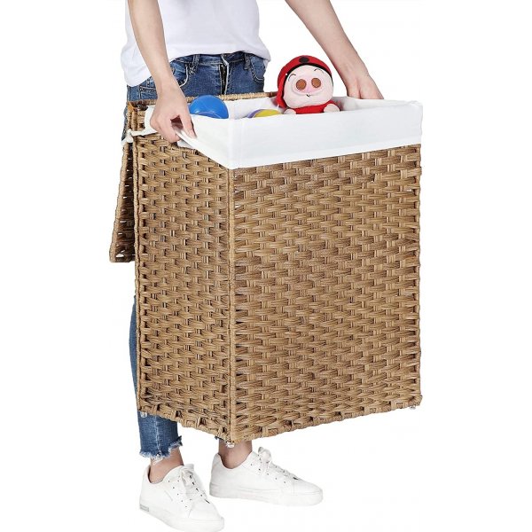 Angelika pyykkikori 90 l - rottinki