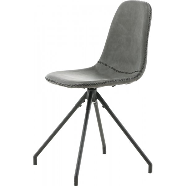 Kntyv Bridge-ruokailutuoli - musta PU