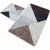 Shards kylpyhuonemattosarja (2 kpl) - Beige - 60 x 100 cm (1 kpl) / 50 x 60 cm (1 kpl)