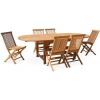 Edenryd ruokailuryhmä soikea ruokapöytä perhonen 180-240 cm sis. 6 kpl Edenryd tuoleja - teak Edenryd ruokailuryhmä soikea ruokapöytä perhonen 180-240 cm sis. 6 kpl Edenryd tuoleja - teak