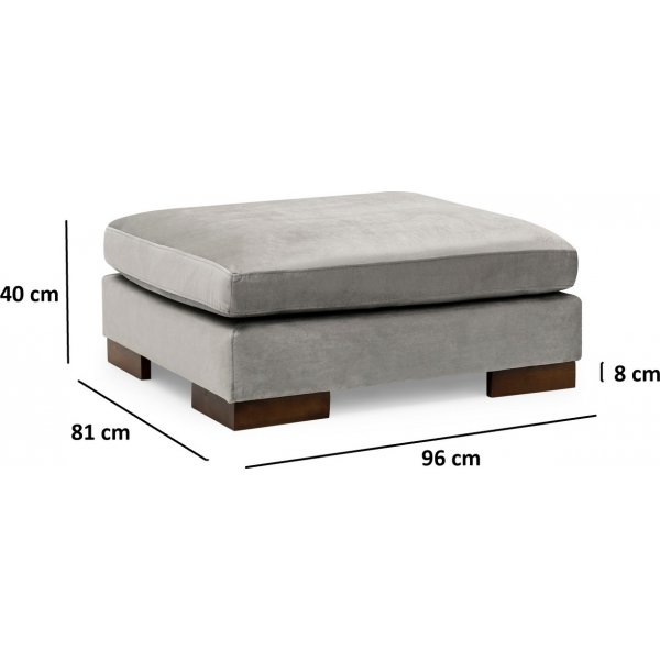 Tulip kulmasohva - Vaaleanharmaa Tulip kulmasohva - Vaaleanharmaa