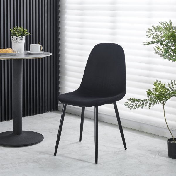 Carisma-tuoli - Musta sametti Carisma-tuoli - Musta sametti