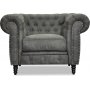 Ashford chesterfield -nojatuoli - Antrasiitti eco-nahka