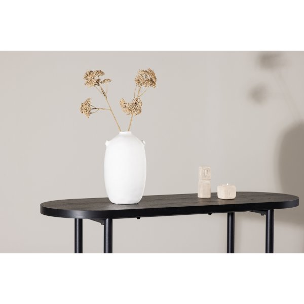 Luistin sivupyt 110 x 40 cm - Musta