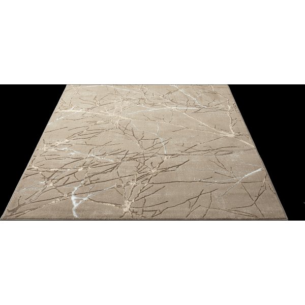 Creation Tree koneella kudottu matto Beige/kupari Creation Tree koneella kudottu matto Beige/kupari