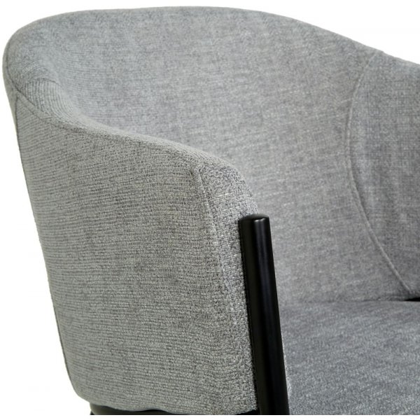 Stacey-nojatuoli harmaata kangasta Stacey-nojatuoli harmaata kangasta