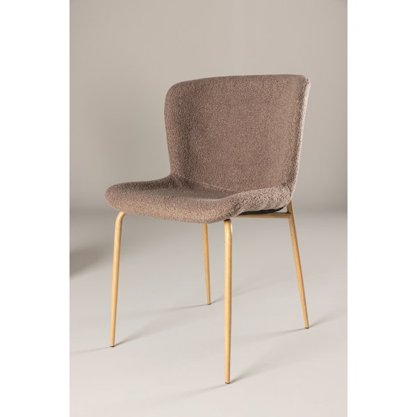Modesto ruokapöydän tuoli - Ruskea boucle Modesto ruokapöydän tuoli - Ruskea boucle