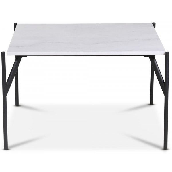 Accent-sohvapöytä 75 - Valkoinen marmori / Musta Accent-sohvapöytä 75 - Valkoinen marmori / Musta