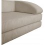 Lincoln 3-istuttava vuodesohva beige vakosametti