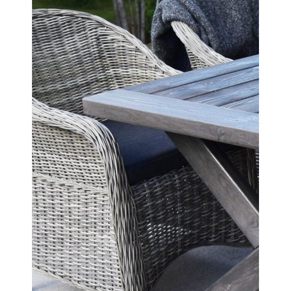 Oxford-ruokapöytä 220 cm - Shabby chic + Huonekalujen tekstiilien puhdistus Oxford-ruokapöytä 220 cm - Shabby chic + Huonekalujen tekstiilien puhdistus