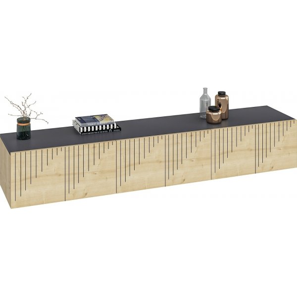 Draw mediapenkki - Sapphire tammi/antrasiitti Draw mediapenkki - Sapphire tammi/antrasiitti