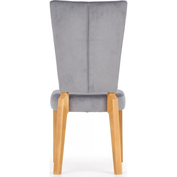 Tuoli Kiki - harmaa ja puu Tuoli Kiki - harmaa ja puu