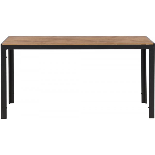 Break ruokapyt 150 x 90 cm - Ruskea/Musta