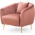 Essie-nojatuoli - vaaleanpunainen