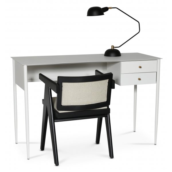 Flash-pyt 120x50 cm - Valkoinen / Messinki + Huonekalujen tekstiilien puhdistus