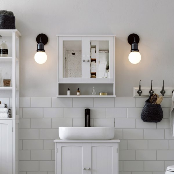 Liliana seinäkaappi - valkoinen Liliana seinäkaappi - valkoinen