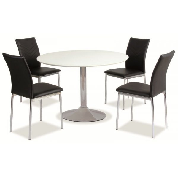 Ruokapyt Bardstown 90 cm - Valkoinen