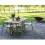 Salt� teak ruokailuryhm�: Teak koputusp�yt� sis�lt�� 4 Nordan� tuolia
