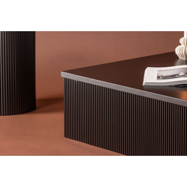 Sohvapyt 90x90 cm - Musta