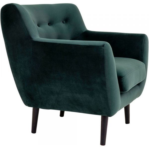 Monte-nojatuoli - tummanvihreä/musta Monte-nojatuoli - tummanvihreä/musta