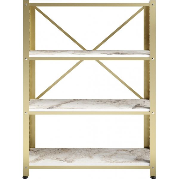 Shenna kirjahylly - valkoinen/kulta Shenna kirjahylly - valkoinen/kulta