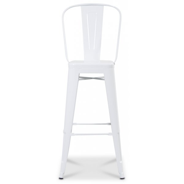 Baarituoli Industry Cayote (korkea selkänoja) - Valkoinen kiiltävä Baarituoli Industry Cayote (korkea selkänoja) - Valkoinen kiiltävä