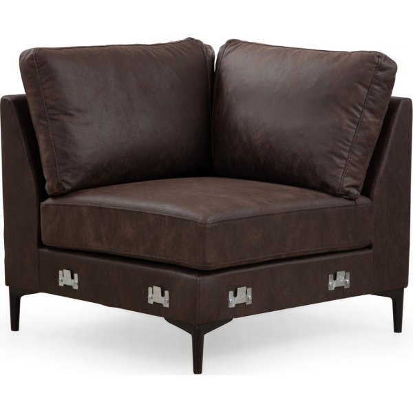 Braga u-sohva vasen - ruskea Braga u-sohva vasen - ruskea