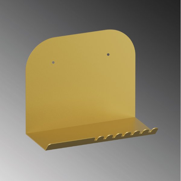 Lyhyt seinähylly - kulta Lyhyt seinähylly - kulta