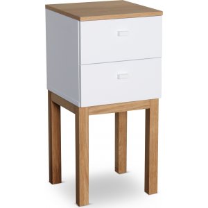 Kivik ypyt laatikolla valkoinen / tammi