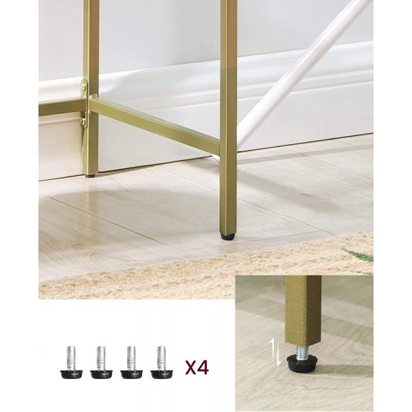 Lejla konsolipöytä 100 x 35 cm - Kulta Lejla konsolipöytä 100 x 35 cm - Kulta