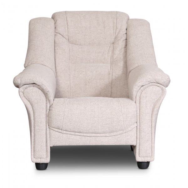 Plaza-nojatuoli beigeä kangasta Plaza-nojatuoli beigeä kangasta