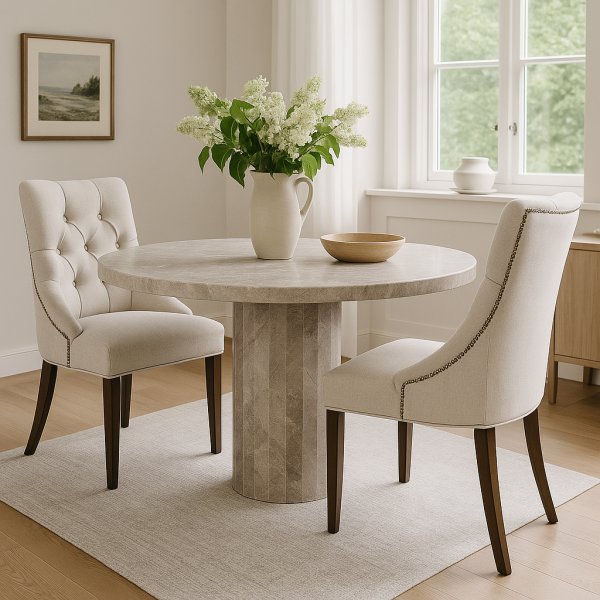 Marmoripöytä Ø110 cm - Pegani Marmoripöytä Ø110 cm - Pegani