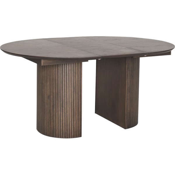 Scarlett ruokapöytä 120-165x120 cm - Ruskeaksi lakattu tammi Scarlett ruokapöytä 120-165x120 cm - Ruskeaksi lakattu tammi