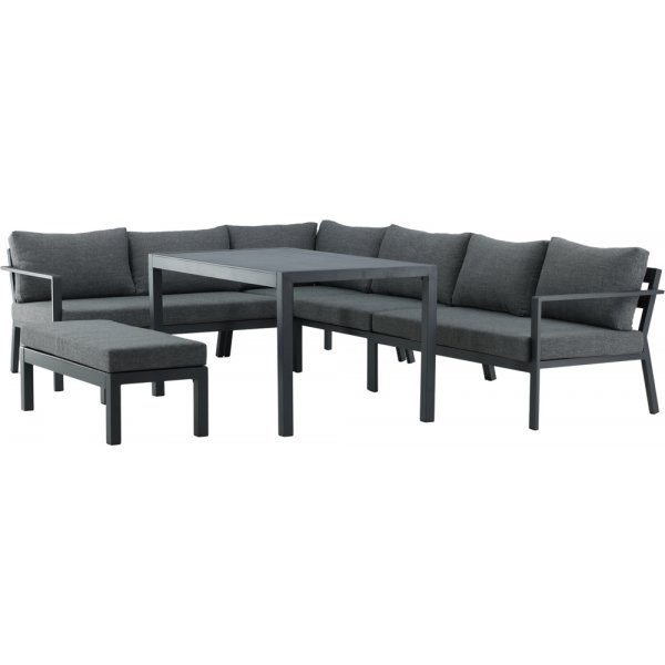 Ramos kulmasohvaryhmä - musta/harmaa Ramos kulmasohvaryhmä - musta/harmaa