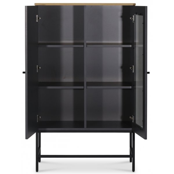 Reunakaappi tammi/harmaa korkeapainelaminaatti (HPL) + Huonekalujen jalat Reunakaappi tammi/harmaa korkeapainelaminaatti (HPL) + Huonekalujen jalat