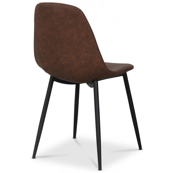 Atlantic Empire ruokatuoli - ruskea / musta Atlantic Empire ruokatuoli - ruskea / musta