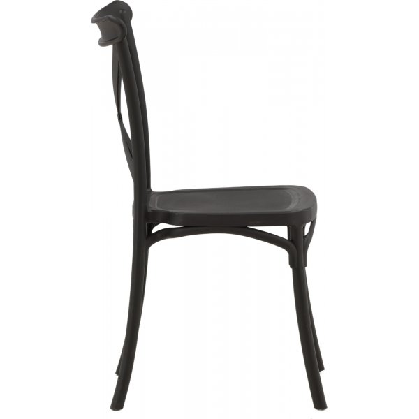 Crosett ruokatuoli - musta