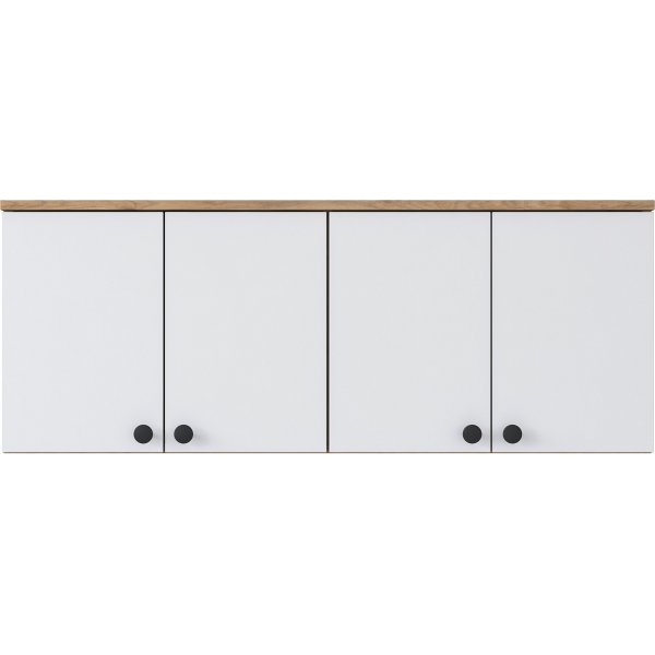 Mendy seinkaappi - phkin/valkoinen