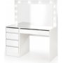 Meikkipyt Valkoinen 120 x 55 cm LED-valaistuksella - Facada + Huonekalujen jalat