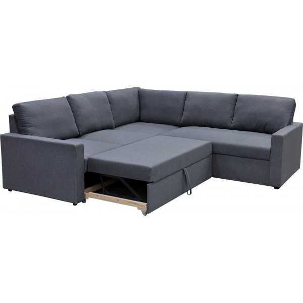 Dream vuodesohva säilytystilalla (kulmasohva) - Harmaa + Huonekalujen tekstiilien puhdistus Dream vuodesohva säilytystilalla (kulmasohva) - Harmaa + Huonekalujen tekstiilien puhdistus